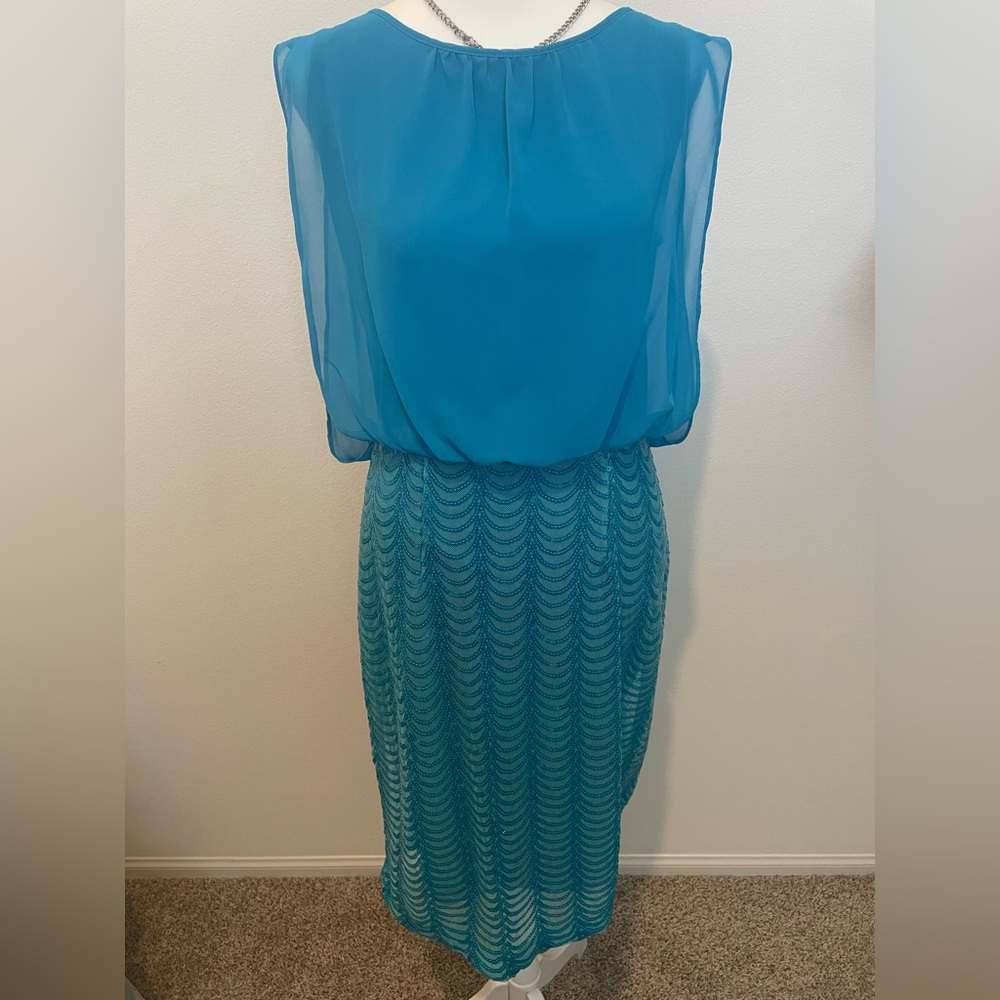 Calvin Klein Vibrant Blue Dress